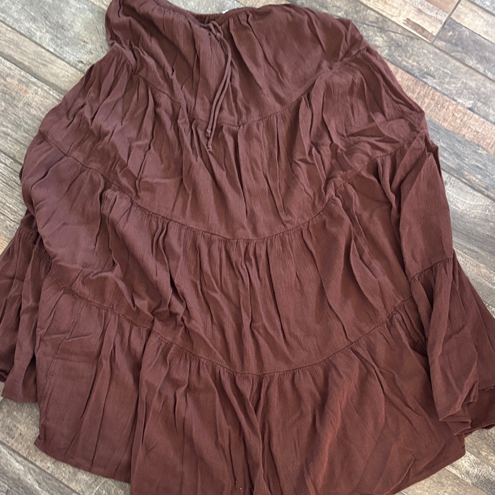 Aerie Chocolate Brown Skirt